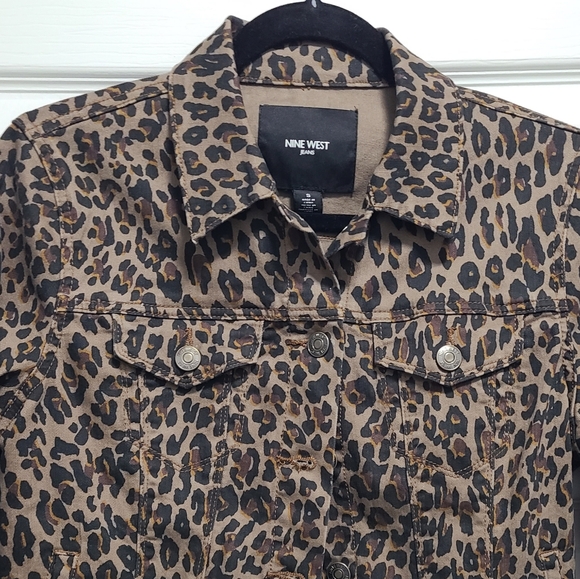 Nine West Sarah Denim‎ Jacket In Tan Bengal Bonanza Small - Picture 12 of 12